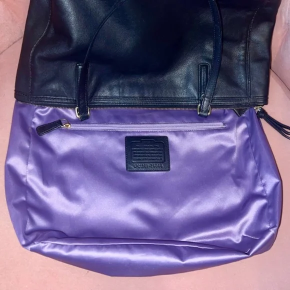 COACH Black Leather Shoulder Tote Style Number 25066 - 2013 - Picture 12 of 14